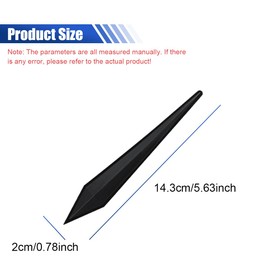 DUSCOKE 4PCS Car Door Edge Guard Protector, Self-Adhesive Vehicle Rearview Mirror Anti-Collision Strip, PVC Anti-Scratch Bumper Trim Guard, Universal Auto Body Accessory for Car SUV Truck (Black)