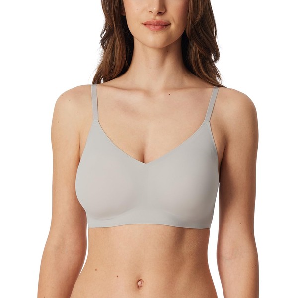 Schiesser Women's Seamless Bustier Spaghetti Straps with Removable Pads -