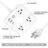 Multicontacto Inteligente con USB, EASYTAO Smart Power Strip, Enchufe Inteligente,