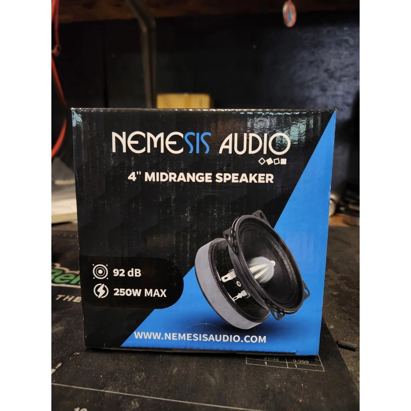 Nemesis Audio NA-4MR 4 inch 125 Watts RMS 4-ohm Car