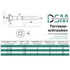 Decking Screws with Countersunk Head and TX Drive | Hardened