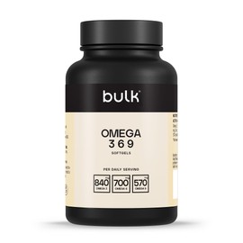 Bulk Omega 3 6 9 Softgels, Fish Oil, Flaxseed Oil, 90 Servings