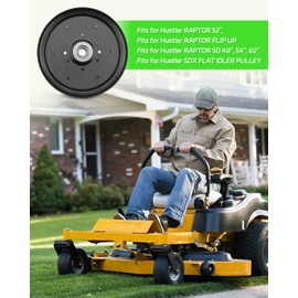 VelvetunVillay 604231 Idler Pulley Fit for Hustler Raptor 52" SD 48" SD 54" SD 60", Lawn Mower Service Kit, Replace 126124