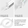 SHOPLED 5FT Plug Power Cord T5 T8 LED Tube Power