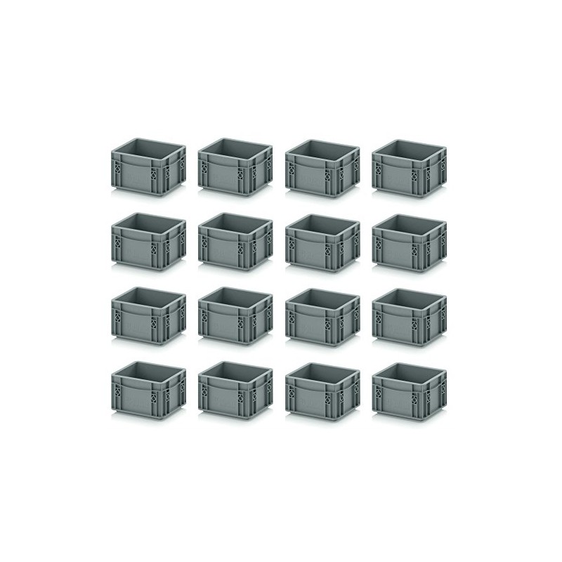 Auer Packaging 16x Euro Containers Euro Box 20 x 15