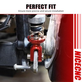 NICECNC Rear Brake Master Cylinder Return Spring Kit Compatible with Yamaha Raptor 700 YFM700 2013 2015 2016 2017 2018 2019 2020,Raptor 700 YFM700R 2006 2007 2008 2014 Red,See Fitments