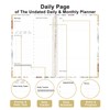 Undated Daily Monthly Planner for 2025 2026 - A5 To