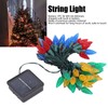 Solar Decorative Lights Strawberry Shape Waterproof Plastic Battery Box Powered