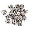 Pandahall 10 Sets Tibetan Alloy 3 Hole Guru Beads Antique
