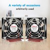 Wathai 80mm 24V DC Cooling Fan 2Pin 24Volt 80mm x