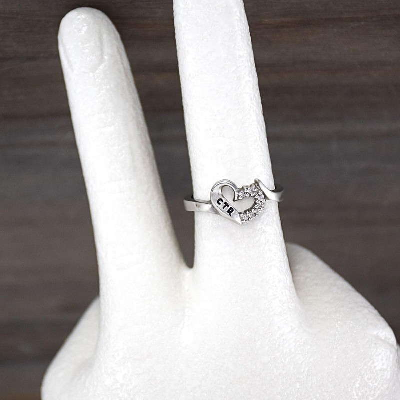 Ringmasters Sweetheart with a Cubic Zirconium LDS CTR Ring Choose