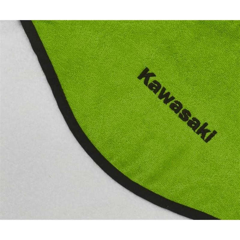 Kawasaki Baby Hooded Towel Baby Towel, white green