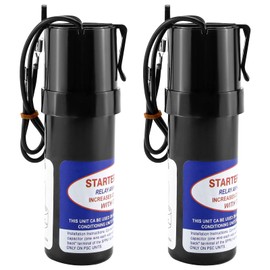 AMI PARTS SPP6 Hard Start Capacitor Replacement 115V Thru 288VAC Hard Start kit for air Conditioner Units from 4,000 to 120,000(1/2 Thru 10H.P.),Increases Compressor Torque 500% 2pcs