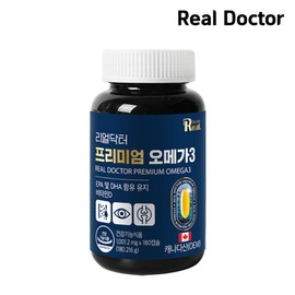 formulaReal Doctor Premium Omega 3 1100mg x 180 capsules 1 (6 months supply) Vitamin D to improve blood circulation / 프리미엄 오메가3 1100mg x 180캡슐 1개 (6개월분) 혈행개선 비타민D