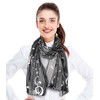 CBC Crown Women's Fashion Music Note Scarf (Various Patterns, Colors)