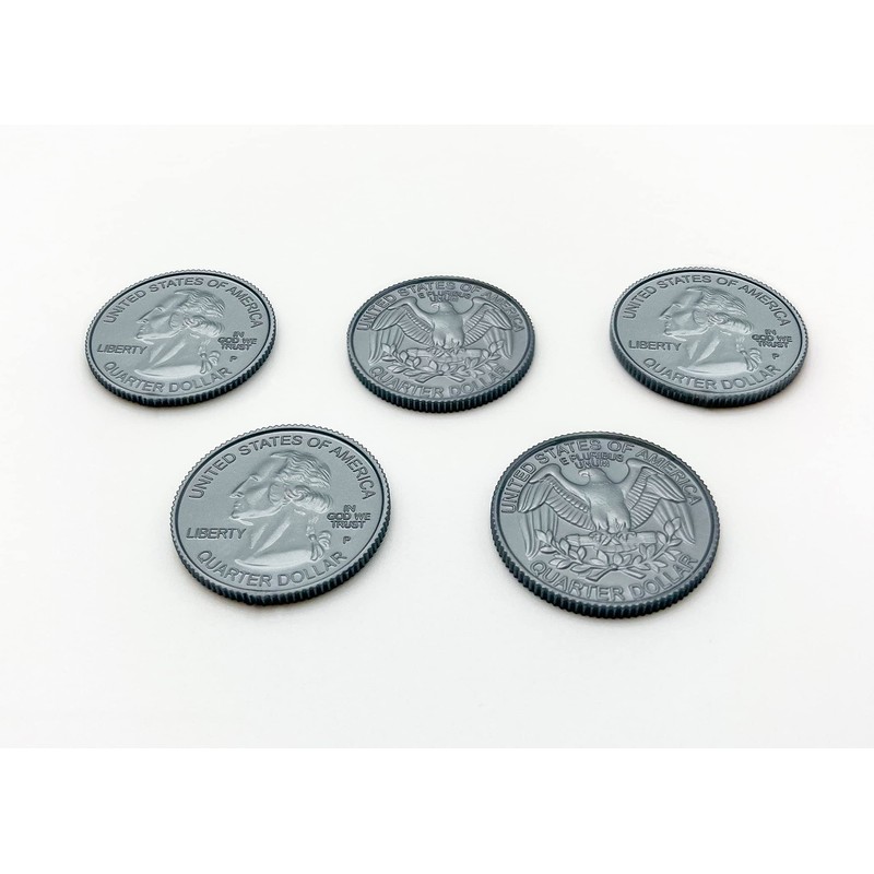 Teacher Created Resources Play Money: Quarters