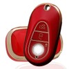 KULCSOK Key Fob Cover Compatible with Mercedes C Class S