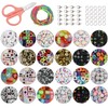 PHOGARY Children's Alphabet Beads Set (800 Pieces), Beads Letters DIY