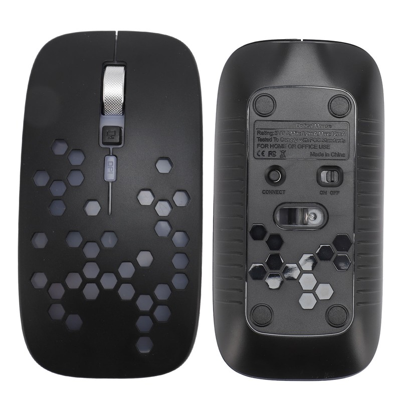 Wireless Bluetooth Mouse Stylish Shell 3 DPI Adjustment Silent Portable