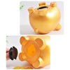 speed mao Cute Pig Coin Bank PVC (Large, Gold)