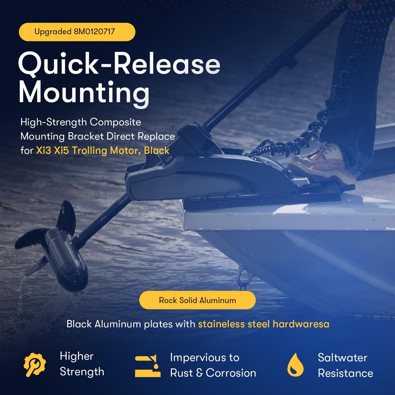 8M0120717 Xi Series Quick-Release Mounting Bracket Kit Replace for MotorGuide