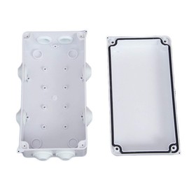 TOOLSTAR Junction Box 150x110x70mm IP55 ABS Square Electrical Project Box Plastic DIY Junction Box Enclosure for Outdoor/Indoor (Pack of 1)