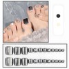 [NEURAD]ネイルチップ 足用 24枚入 3D フットネイル フットネイルチップ 足用ネイルチップ マグネット 夏 付け爪