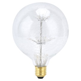 Vintage Light Bulb Glass 3W LED G125 E27 Globe Round Bulb 85‑265V Warm Light Festive Decoration