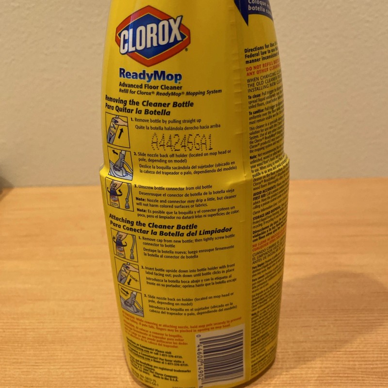 Clorox Ready Mop Advanced Floor Cleaner Refill Bottle 24 OZ