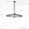 OFFO Shower Arm with Flange, 10 in Ceiling Mount Replacement