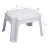Gracious Living 9.5-Inch Tall, Sturdy Non Slip Plastic Single Level