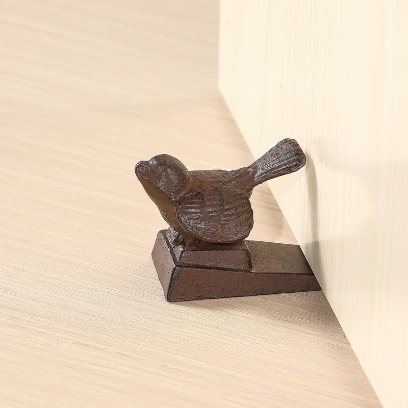 Oligsky Cast Iron Bird Heavy Duty Door Stopper - Avoid