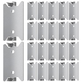 Nail Plates for Wood Studs,2.5x1.5 inch Cable Wire Protector,Metal Stud Plate Protective panels and important stud lines for house construction(2.5in-200pcs)
