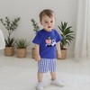 Yxniwxe Toddler Baby Boy Back to School Outfits Apple Embroidery