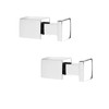 Tiger Towel Hooks Chrome-Plated Metal, Pack of 2