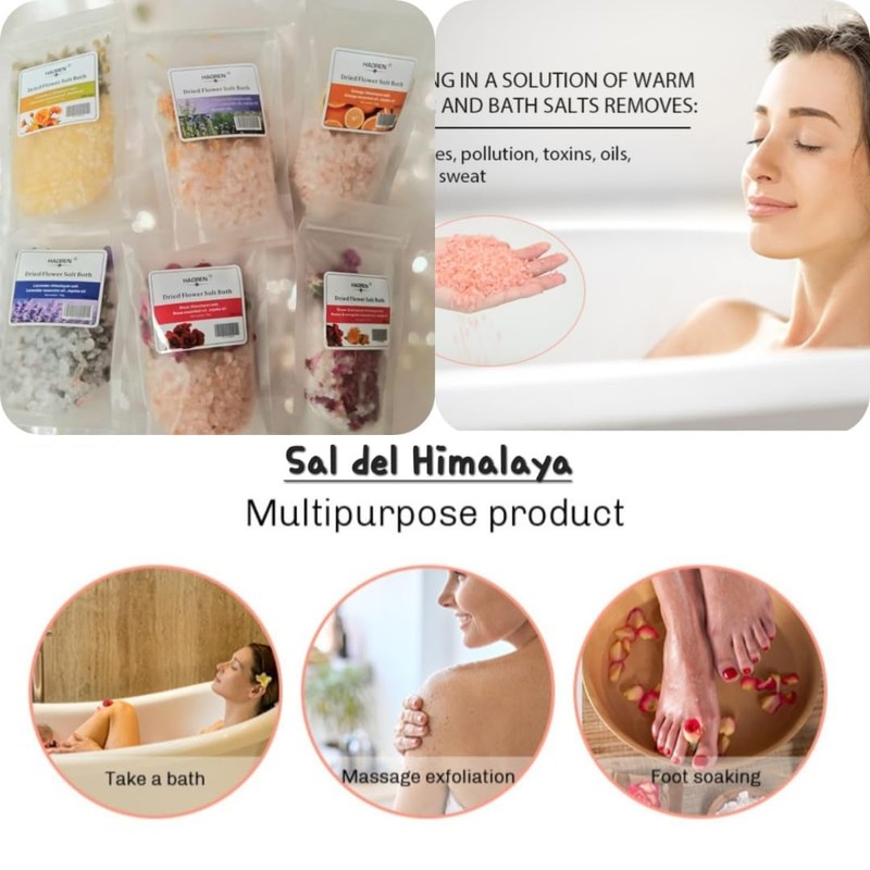 Sales del Himalaya Exfoliantes Aromaticas Manicura Pedicura (150 GR, Naranja)