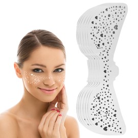 Glitter Freckles Face Speckles Tattoo, For Women & Kids, Temporary Body's Tattoos Waterproof, Face Stickers For Teens & Adults, Instant Adhesive Tattoos Speckled Freckle, For Birthdays & Parties Etc.