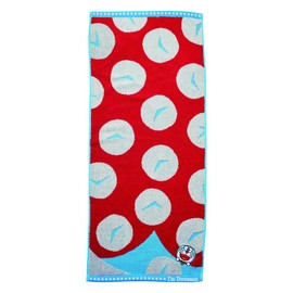 Marushin 2805022800 I'm Doraemon Face Towel, Hyokkori Time Furoshi, Characters, 100% Cotton, Antibacterial, Odor Resistant