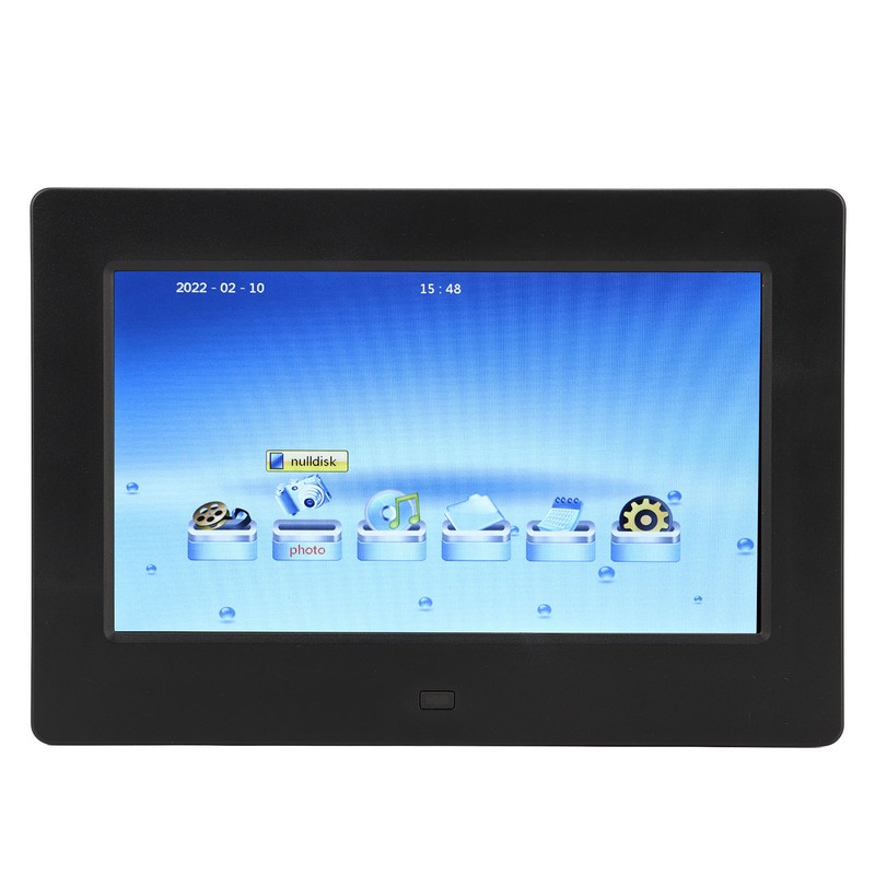 7 Inch Digital Photo Frame Multifunction Video Picture Playback Music