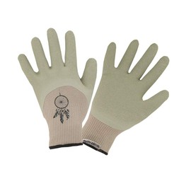 Boho Beige Plantation Repotting of Bamboo Fibres and Latex Bamboo Fibres and Latex Garden Glove ROSTAING Size 07