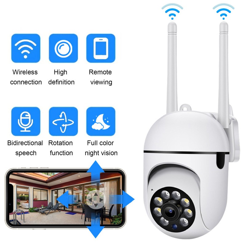 USB Bulb Security Camera 2MP 1920x1080 WIFI HD Night Vision