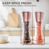 bonris Copper Stainless Steel Salt and Pepper Grinder Set Manual