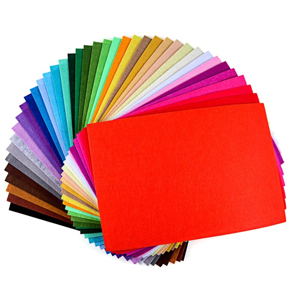 moinkerin 40 Pieces Felt Fabric Craft Felt 20 x 30