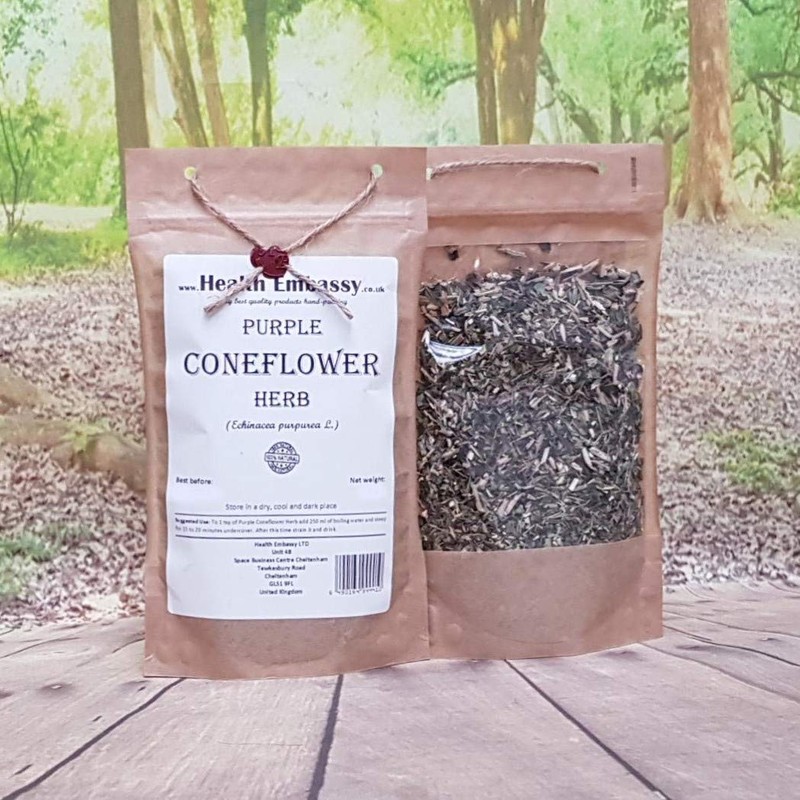 Health Embassy Purple Coneflower Herb (Echinacea Purpurea L.) (50g)
