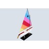 LK Wooden Sunfish Model Sailboat Decoration 16"-2