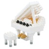 nanoblock NAN-NBC053 Grand Piano White