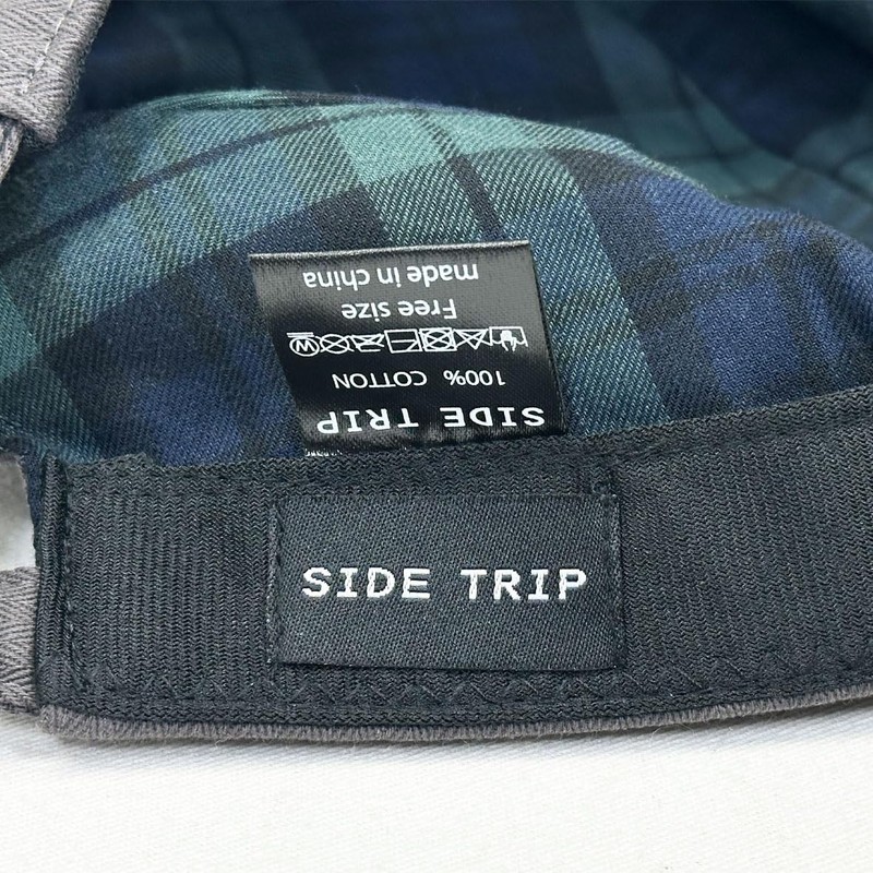 SIDE TRIP Original Work Cap, Large Size, Plain, Cotton, Deep,