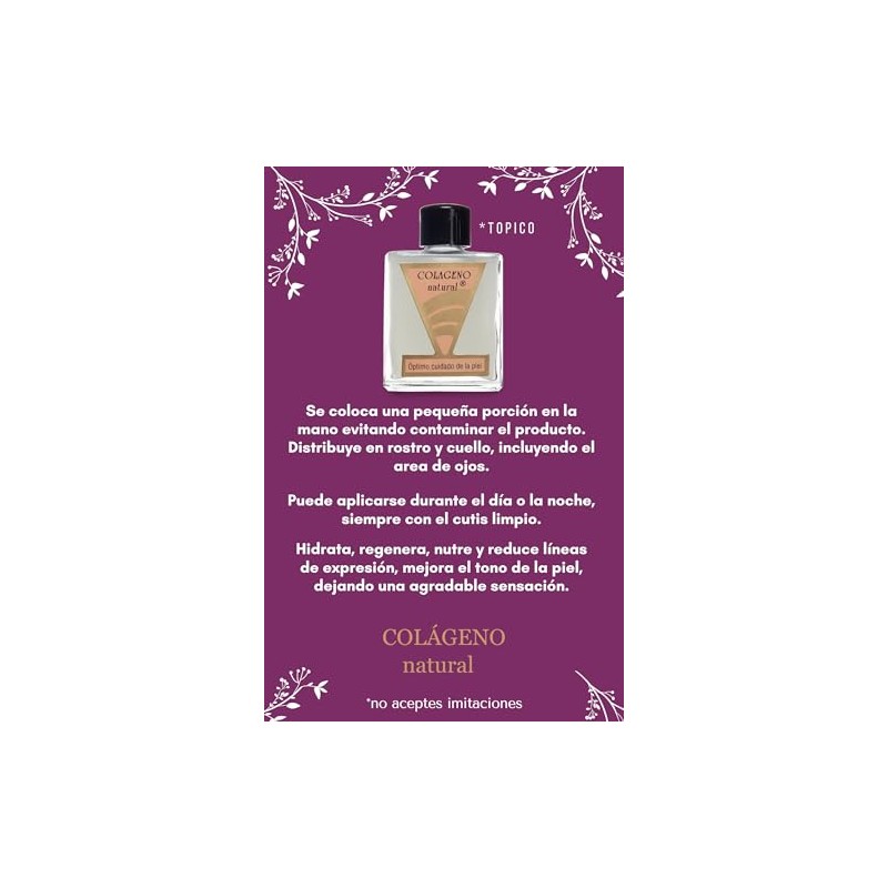Colgeno natural - ptimo cuidado de la piel - serum