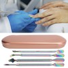 4pcs Stainless Steel Nail Cuticle Pusher Cuticle Trimmer Remover Set