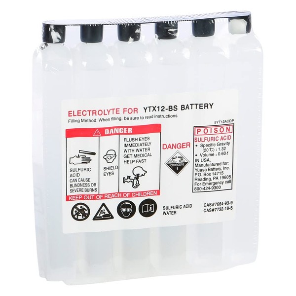 Yuasa Acid for Maintenance-Free Battery - YTX12 YUAX12MPK